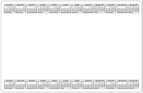 FRAME IT FLEX CALENDAR INSERT 1