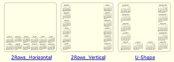 calendar layouts