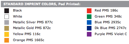 print colors