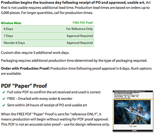 Frmae It Flex Countermat Production Info